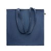 Recycled denim shopping bag in Blue
