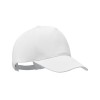 Organic cotton baseball cap in White