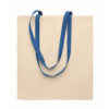 140 gr/m² Cotton shopping bag in royal-blue