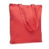 270 gr/m² Canvas shopping bag in Red