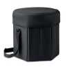 Foldable insulated stool/table in Black