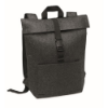 RPET felt backpack in stone-grey