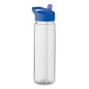 RPET bottle 650ml PP flip lid in Blue