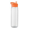 RPET bottle 650ml PP flip lid in Orange