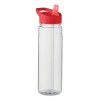 RPET bottle 650ml PP flip lid in Red