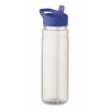 RPET bottle 650ml PP flip lid in royal-blue