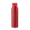 Recycled aluminum bottle in Red