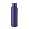 Aluminium bottle 600ml in royal-blue