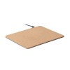Cork mouse pad charger 10W in beige