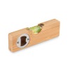 Spirit level and bottle opener in Brown