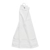 Cotton golf towel with hanger in White