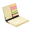Sticky notes set bamboo cover in black