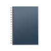 A5 RPET notebook recycled lined in Blue