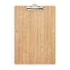 A4 bamboo clipboard in wood