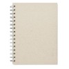 A5 grass notebook 80 lined in Brown