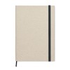 A5 notebook grass paper in beige