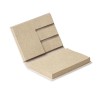 Sticky notes grass paper in beige
