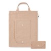 Foldable shopper bag 140 gr/m² in beige