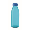 RPET bottle 500ml in transparent-blue