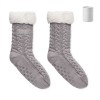 Pair of slipper sock L in Grey