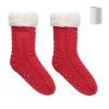 Pair of slipper sock L in Red