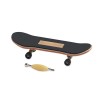 Mini wooden skateboard in Brown