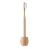 Bamboo tooth brush with stand in Brown