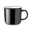 Ceramic vintage mug 400 ml in Black