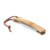 Foldable knife in bamboo in Brown