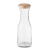 Recycled glass carafe 1L in White