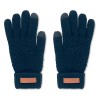 Rpet tactile gloves in Blue