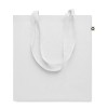 Recycled cotton shopping bag in White