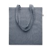 Shopping bag with long handles in Blue