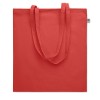 Organic Cotton shopping bag in Red