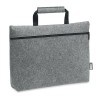RPET felt zippered laptop bag in Grey