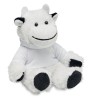 Teddy cow plush in White