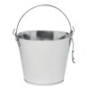 Metal beer bucket 4L in Silver