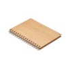 A5 ring bound Bamboo notebook in Brown