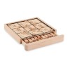 Wooden sudoku board game in Brown