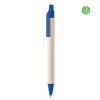 Milk carton paper ball pen in Blue