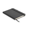 Recycled Leather A5 notebook in Black