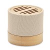 Bamboo RPET wireless speaker in Brown