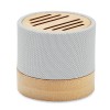 Bamboo RPET wireless speaker in White