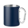 Double wall metal mug 300 ml in Blue