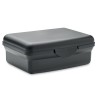 Lunch box in recycled PP 800ml in Black