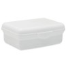 Lunch box in recycled PP 800ml in White