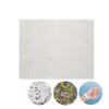 Sheet of seed paper wristbands in White