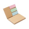 Recycled paper memo set in Brown