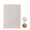 A5 wildflower seed paper sheet in White