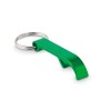 Recycled aluminium key ring in Green